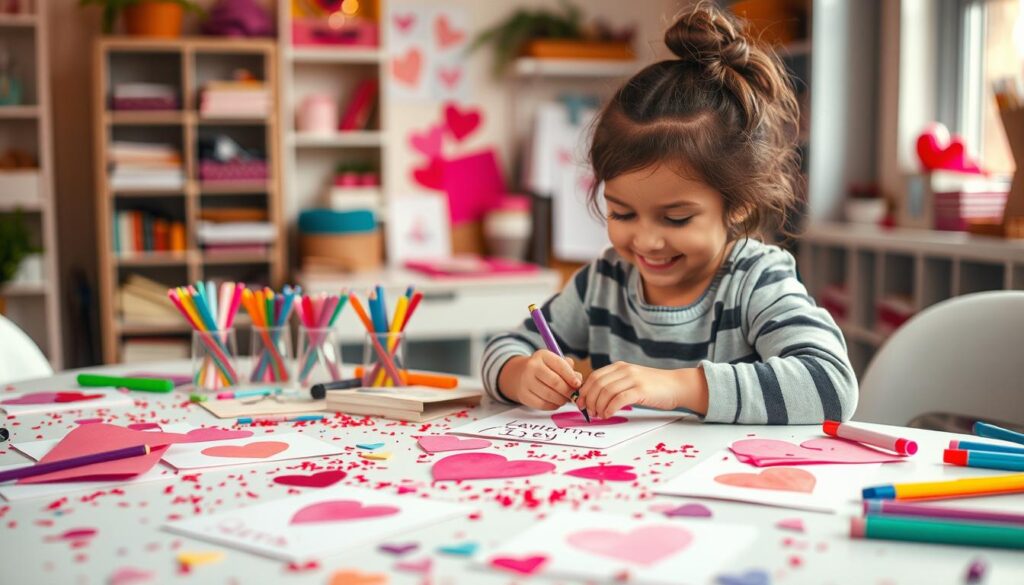 DIY Valentine crafts for children