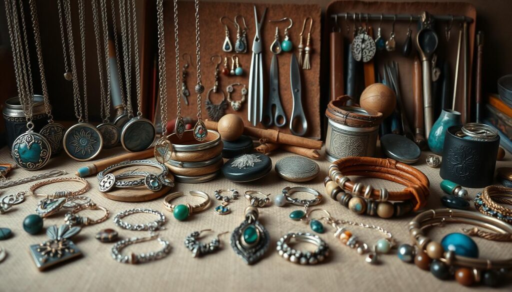 Handmade jewelry projects showcasing personalization and creativity.