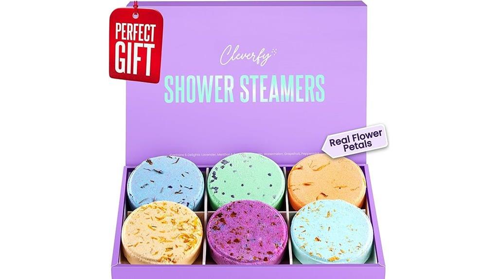 aromatherapy shower steamers variety