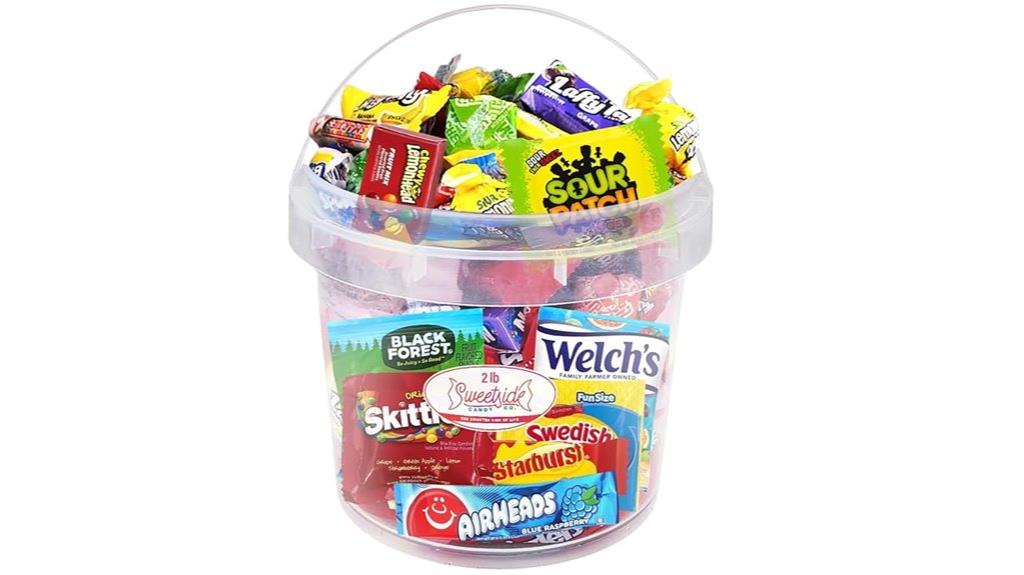 assorted bulk candy package