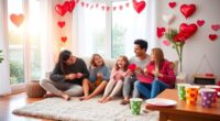 celebrating love with family