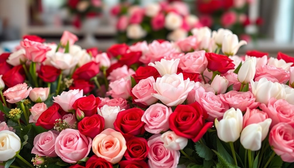 choosing valentine s day flowers