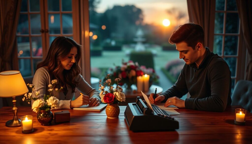 couples’ experiences through love letters