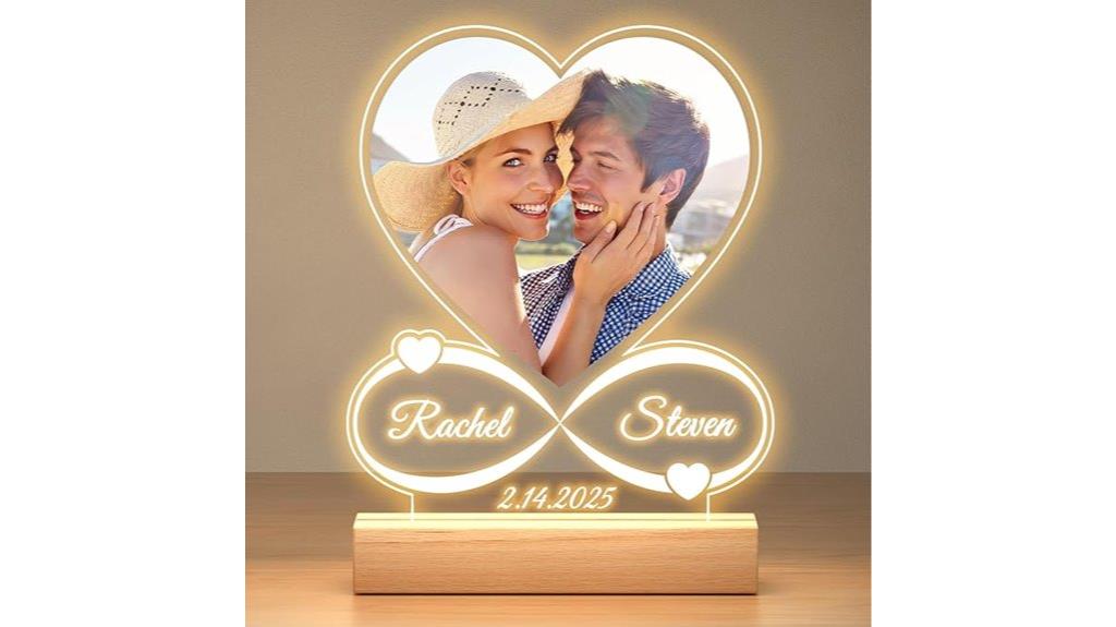 couples customized night light