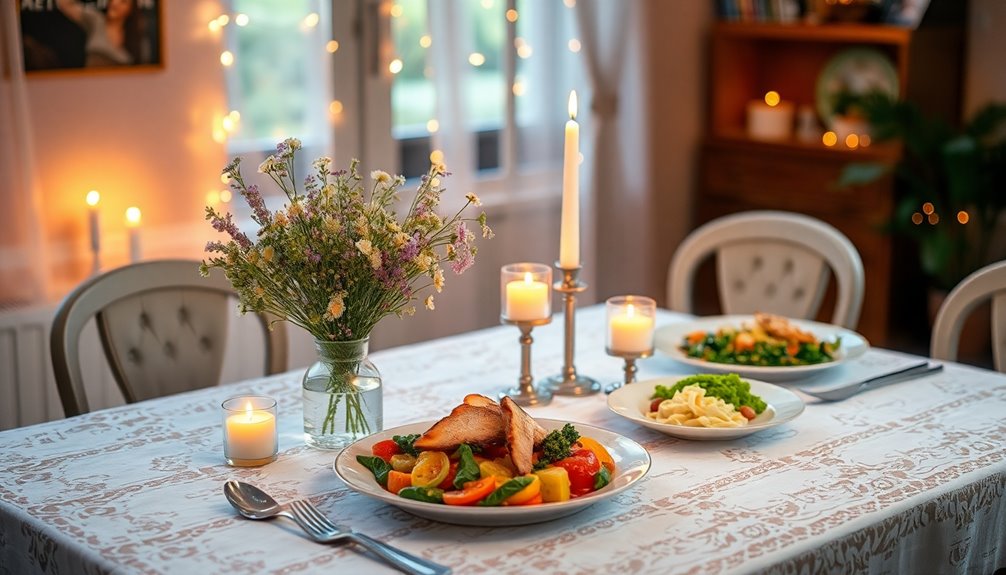 cozy homemade dinner gathering