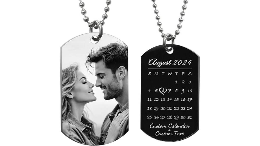 custom personalized photo necklace