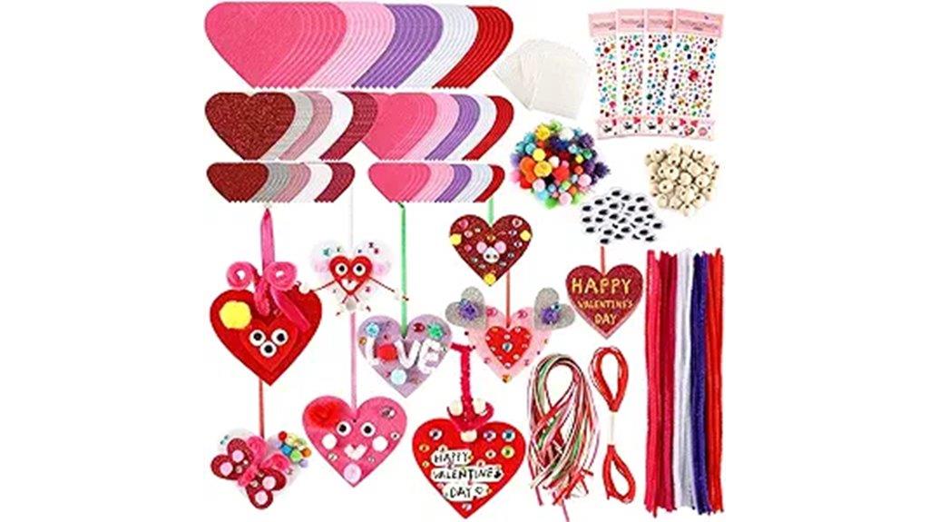 diy heart craft set