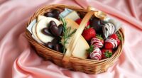 elegant valentine gourmet baskets