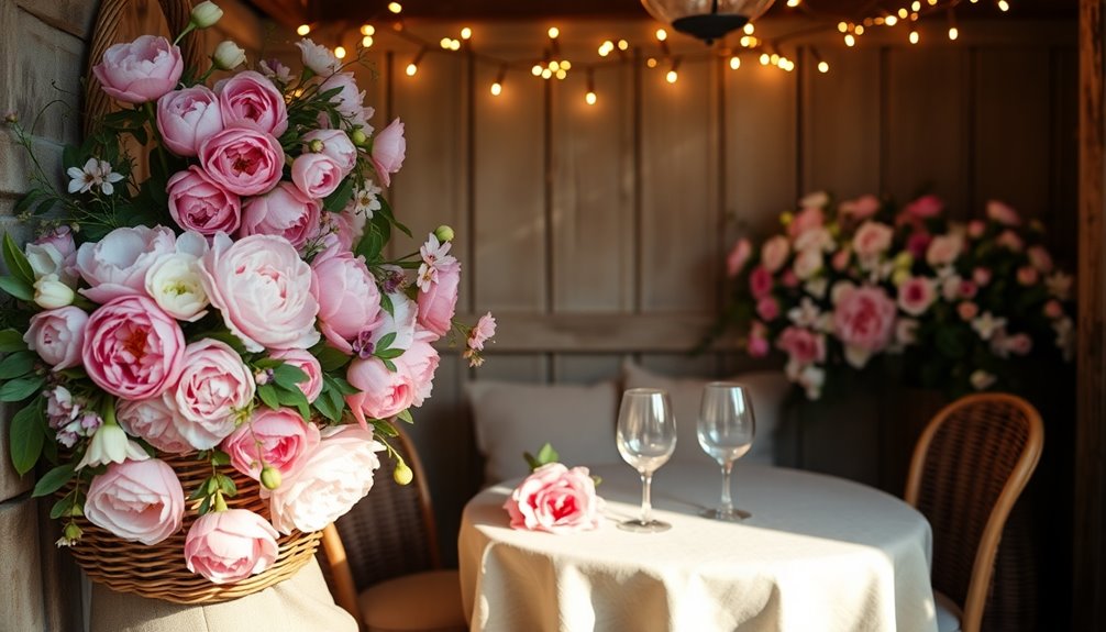 floral arrangements for intimacy