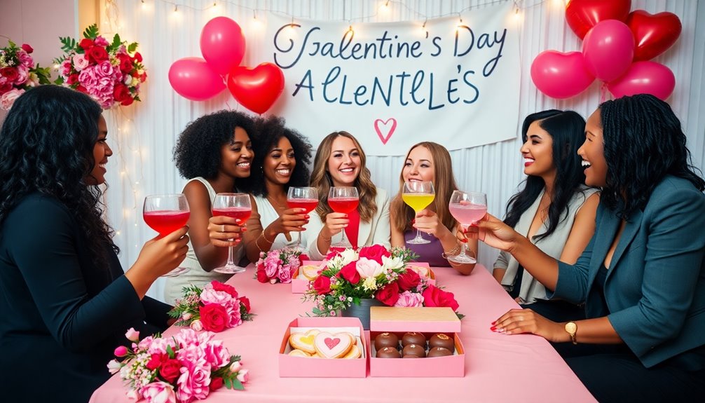 friendship celebration on galentine s