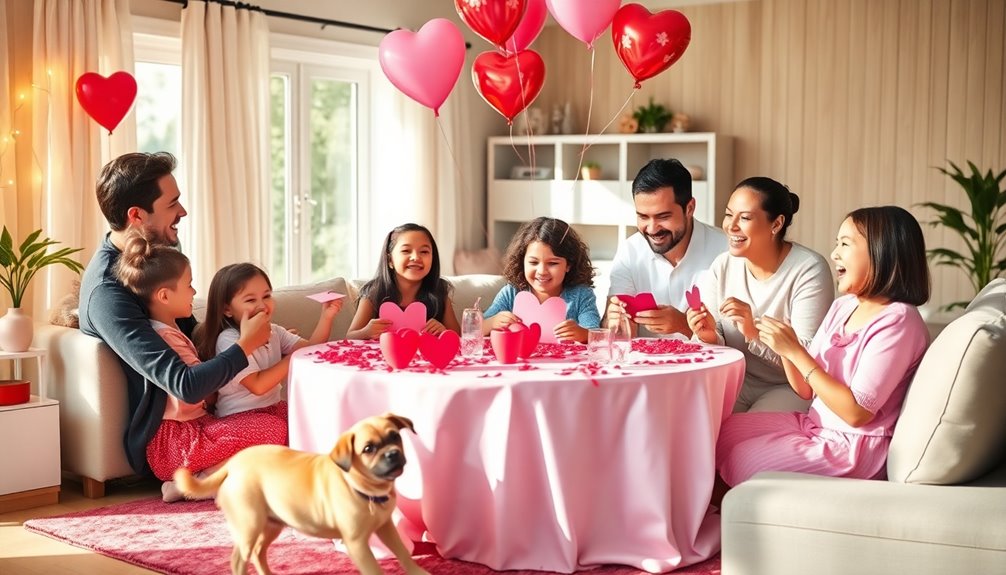 joyful family celebrations together