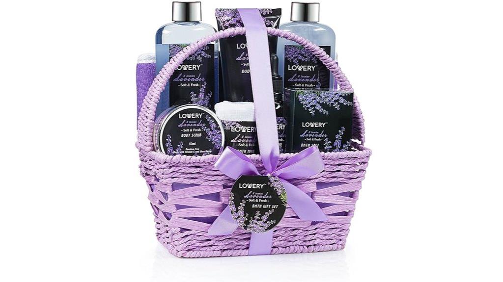 luxury spa gift basket