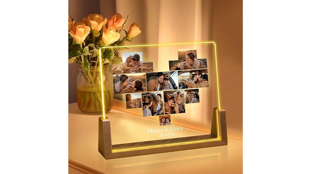 personalized acrylic photo plaque