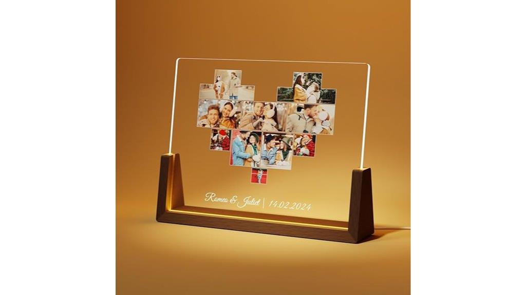 personalized couple photo plaque