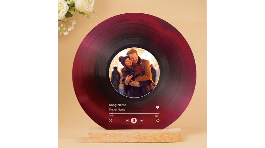 personalized spotify plaque gift