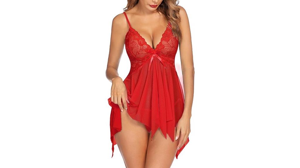 plus size lace babydoll