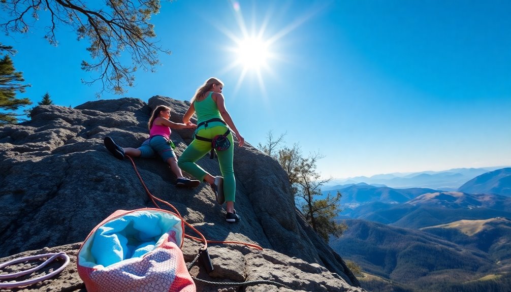 rock climbing skills competition challenge