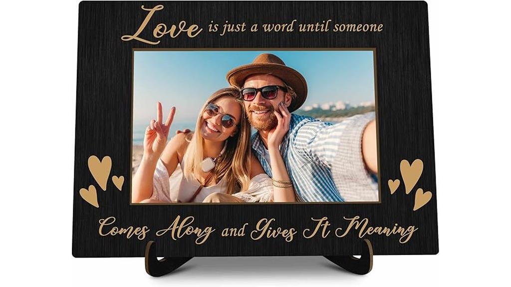 romantic couples photo display