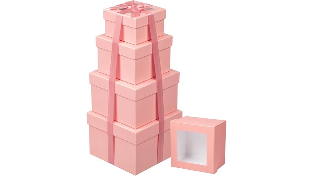 square gift boxes set