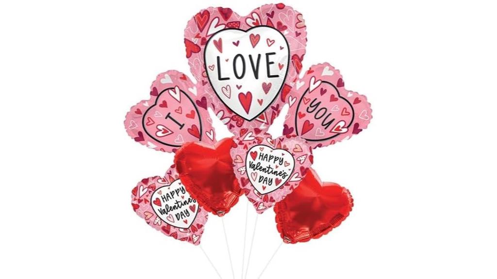 valentine s day balloon bouquet