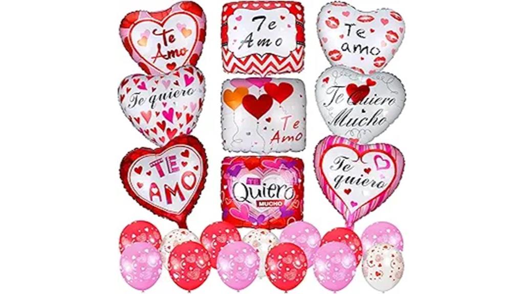 valentine s day balloon decoration set