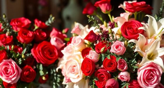 valentine s day flower arrangements