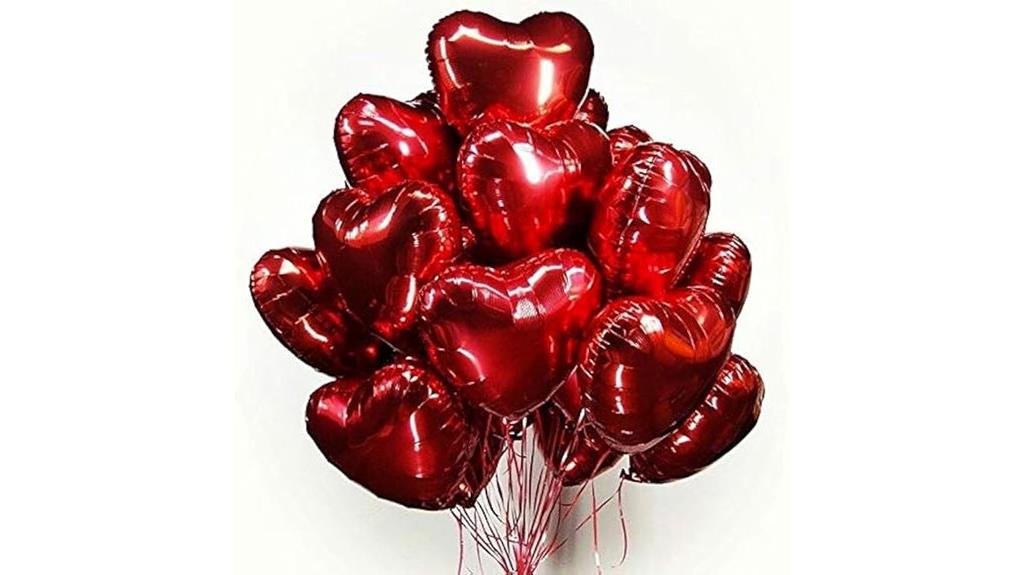 valentine s day heart balloons