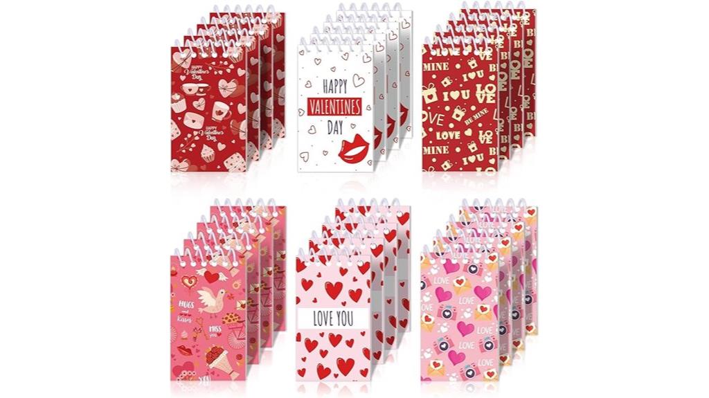 valentine s day mini notepads