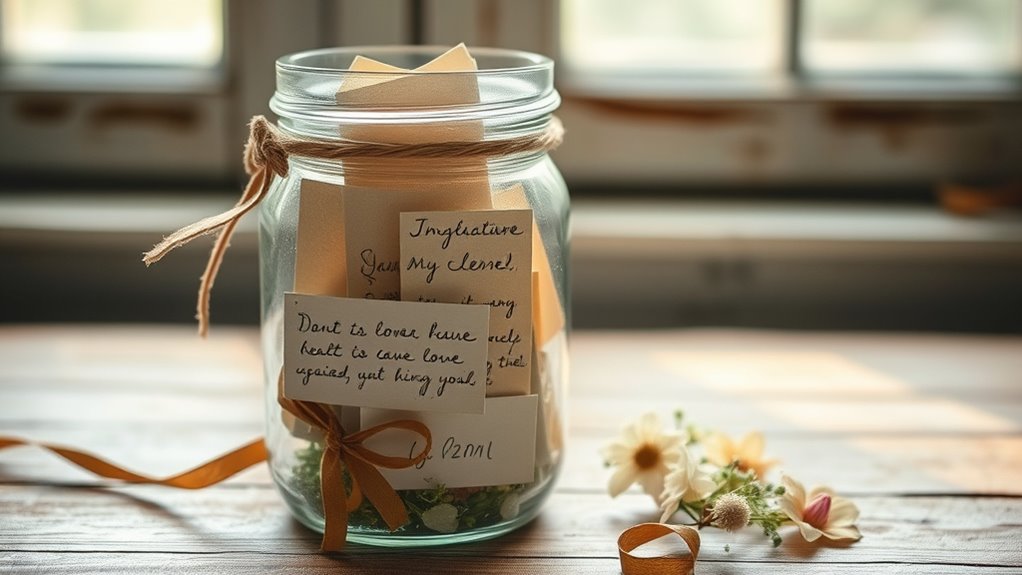 cherished memories in jar