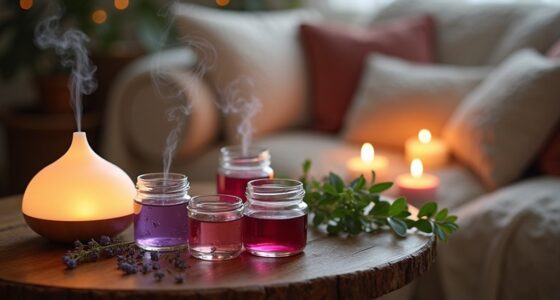 create romantic aromatherapy blends