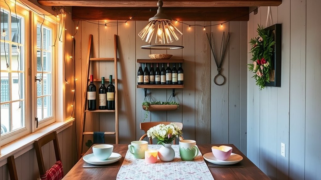 creative upcycled romantic accents