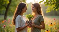 green love eco friendly gestures