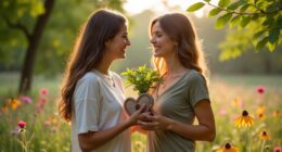 green love eco friendly gestures