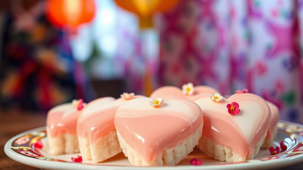 heart shaped rice cake tradition