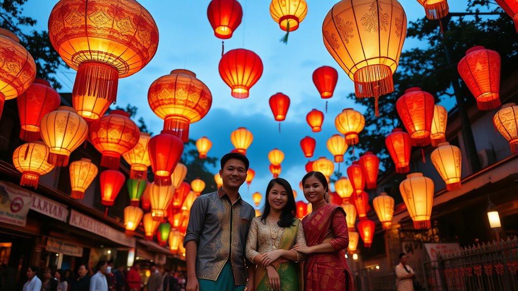 lighting lanterns for love