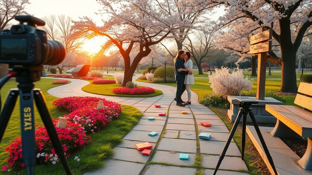 outdoor romantic scavenger hunt