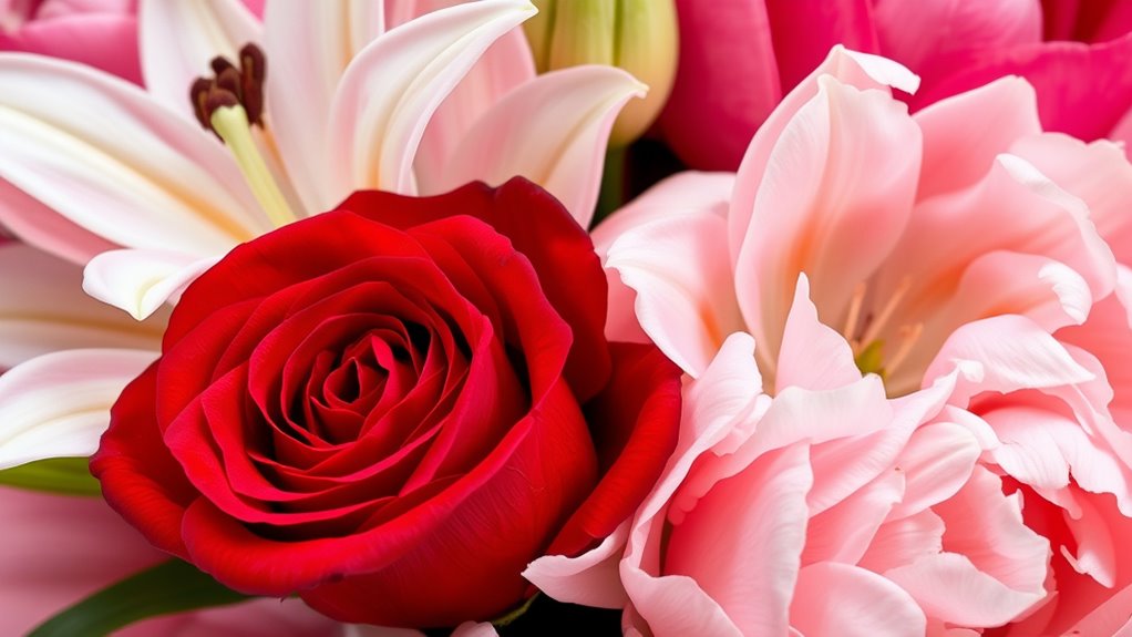 roses express love symbolically