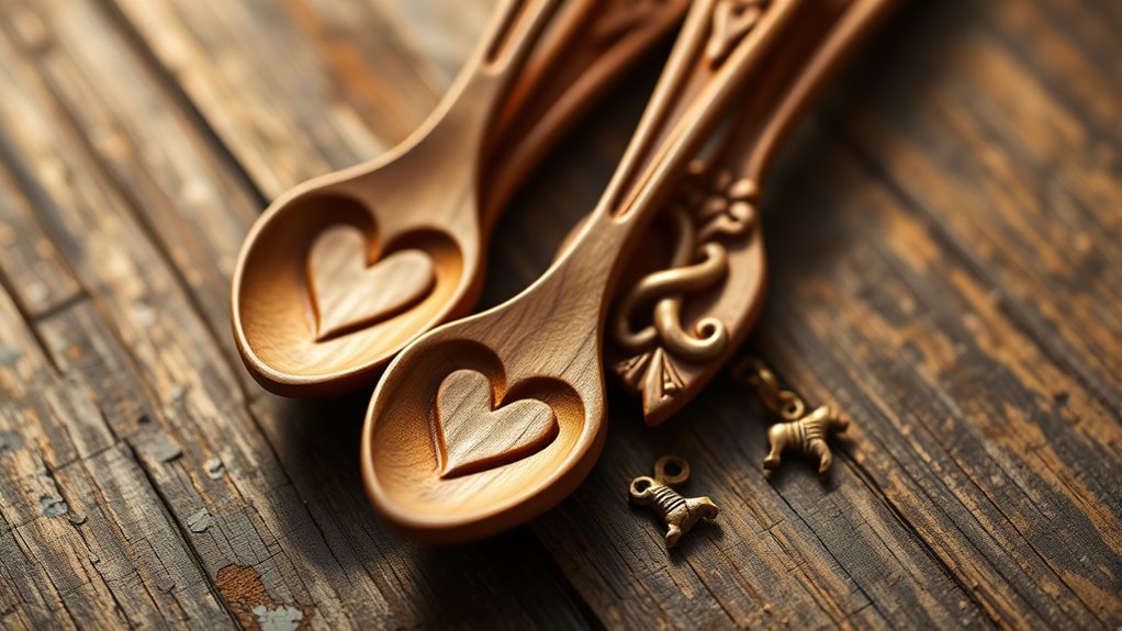 carved symbols of love