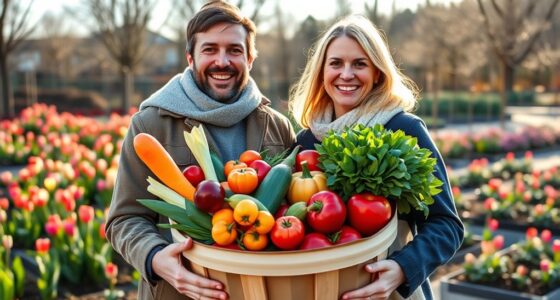 couples volunteering on valentine s