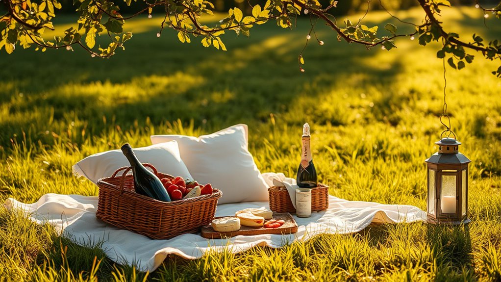 creating cozy outdoor romance