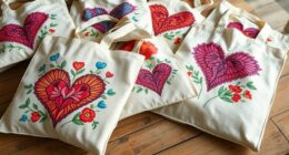 hand painted eco friendly tote