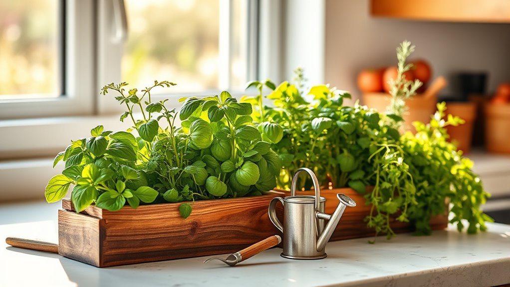 herb garden valentine gift