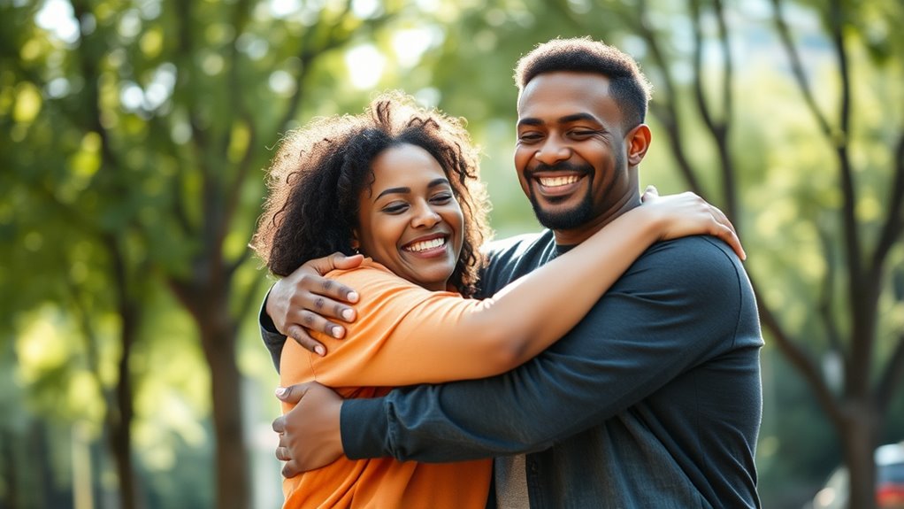 hugging boosts emotional health