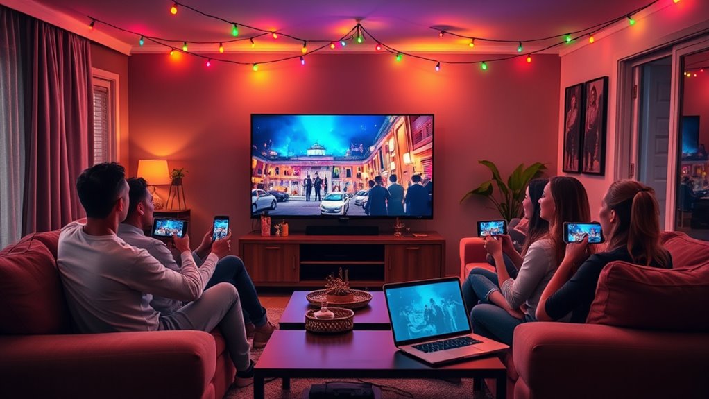 virtual movie night coordination