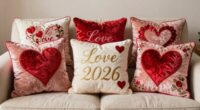 love themed pillow covers