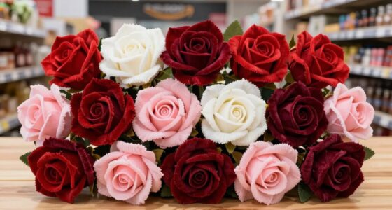 top 15 fake rose bouquets