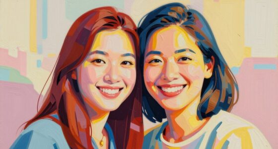 top couple portrait paintings