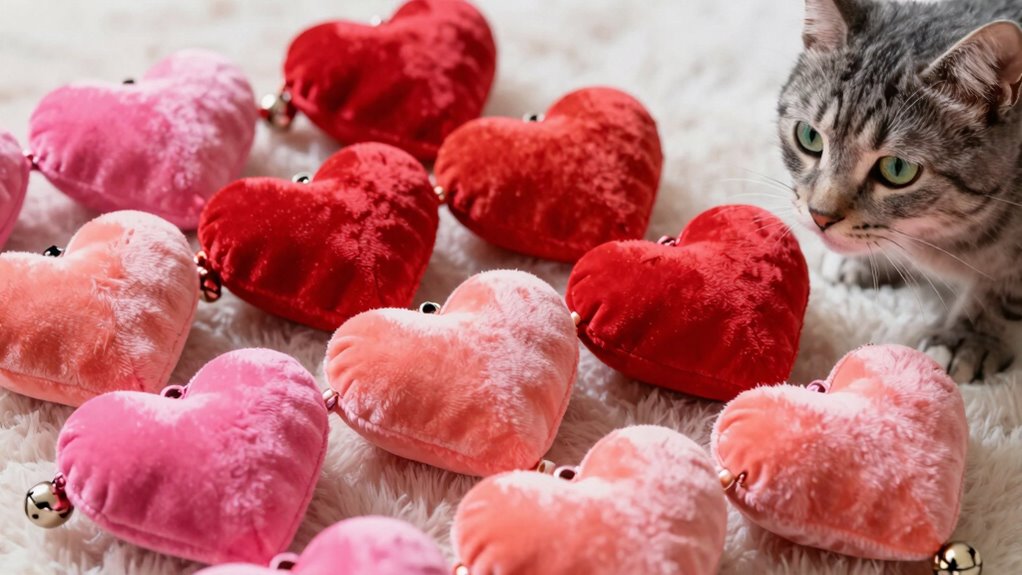 top heart shaped cat toys