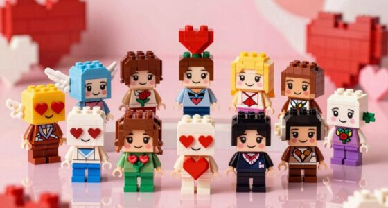 top lego valentine s brick heads