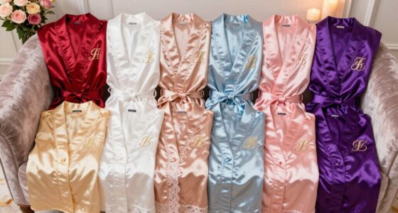 top monogrammed robes for valentine